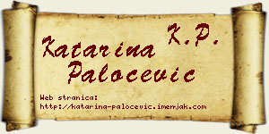 Katarina Paločević vizit kartica